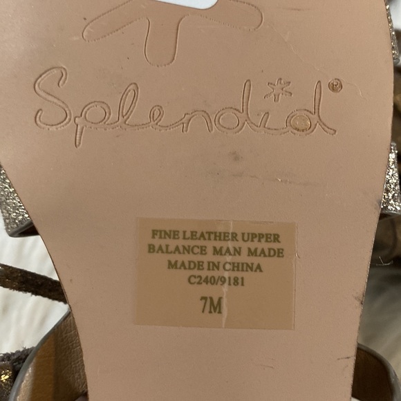 Splendid Cameron Leather Gladiator Sandals, Size 7M - Picture 13 of 13